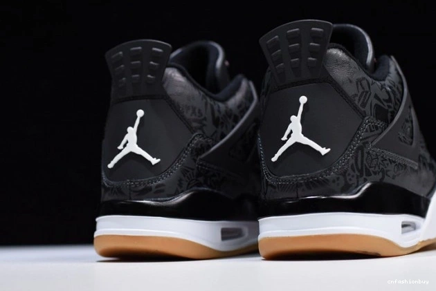 Air 4 Laser Jordan CI1184-001 Retro Black 1119